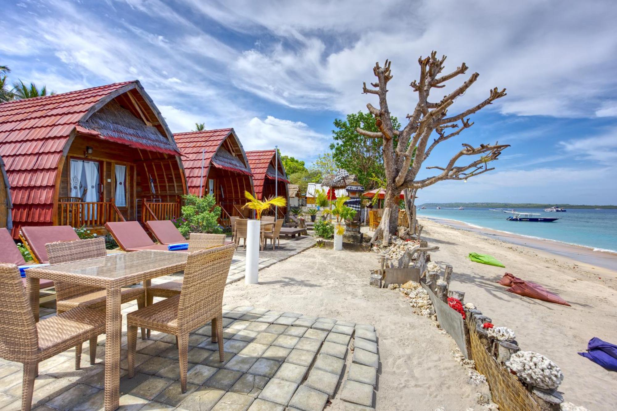 Santen Beach Bungalows Ped Eksteriør billede