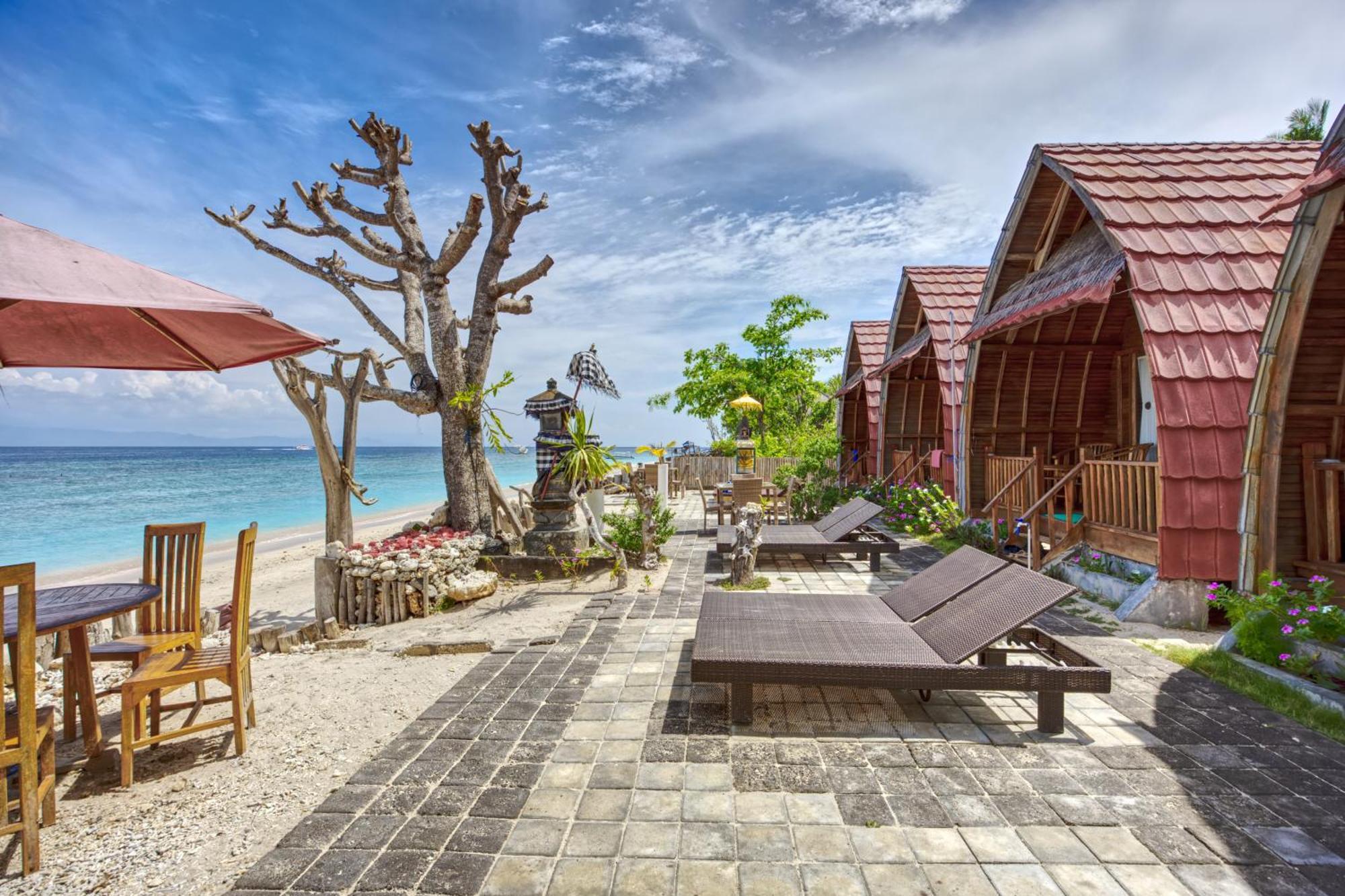 Santen Beach Bungalows Ped Eksteriør billede